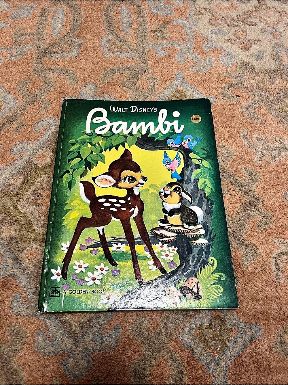 Golden Books Bambi Vintage Children's Book